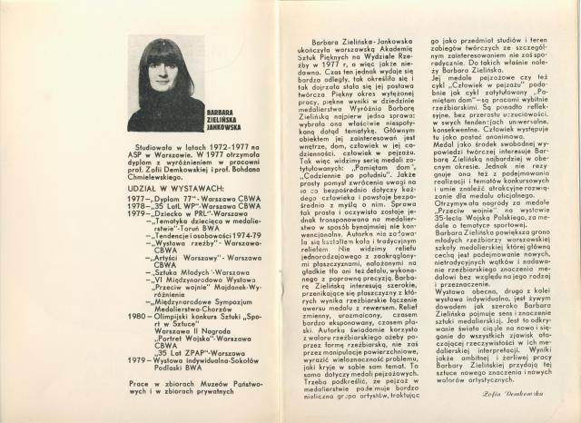 Barbara Zielińska-Jankowska - Katalog - BWA Suwałki 1981