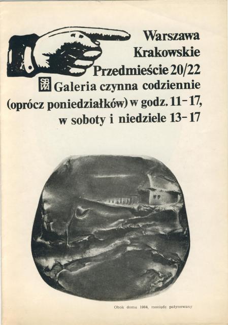 Barbara Zielińska-Jankowska - Katalog - SBWA - Galeria Pokaz - Warszawa 1984