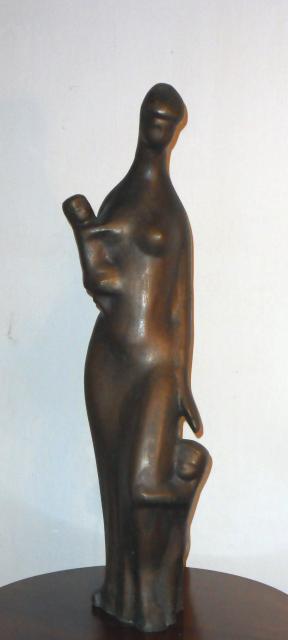 Kazimierz Zieliński - Matka z dziećmi - brąz - 83cm.