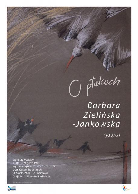 Barbara Zielińska-Jankowska - plakat wystawy - Galeria na Smolnej - Warszawa 2019