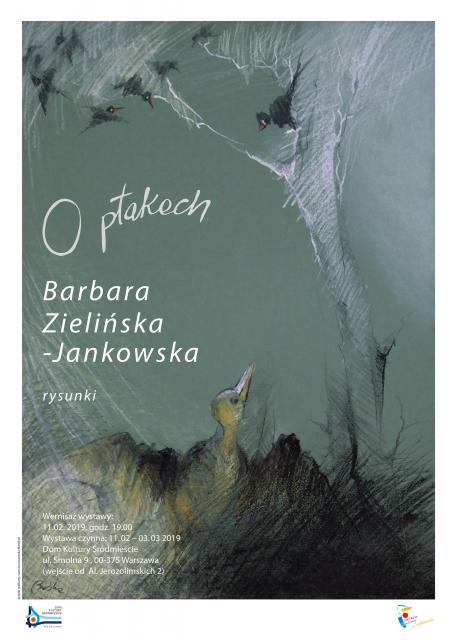 Barbara Zielińska-Jankowska - plakat wystawy - Galeria na Smolnej - Warszawa 2019