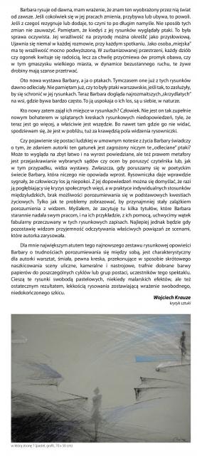 Barbara Zielińska-Jankowska - katalog wystawy "człowiek... osoby... narracje..." GSW "Chłodna 20" - Suwałki