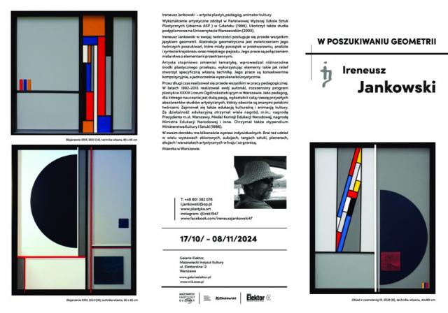 Ireneusz Jankowski - katalog cz.1 - wystawy w Galerii Elektor - "W poszukiwaniu geometrii"