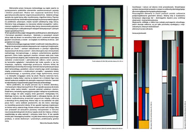 Ireneusz Jankowski - katalog cz.2 - wystawy w Galerii Elektor - "W poszukiwaniu geometrii"